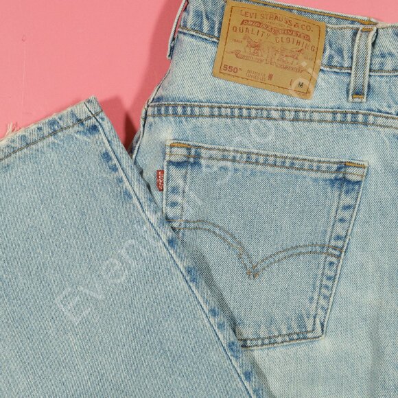 Levi's Denim - VIntage Levis 550 Jeans Womens 30 Blue Relaxed Fit Tapered Leg 90s Made In USA